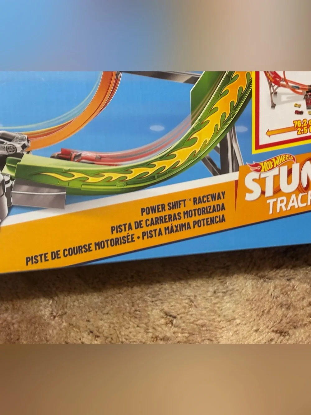 Mattel Hot Wheels Stunt Tracks Motorized  loop & jump - power shift, Raceway NIB